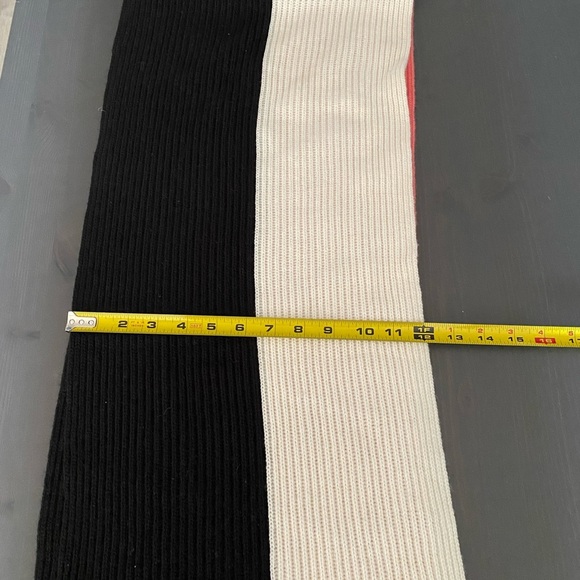 KATE SPADE NEW YORK colorblock wool blend scarf - Picture 8 of 8